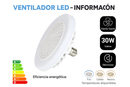 Ventilador Led 3 en 1 Iluminación y Frescura