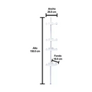 Estante Esquinero Organizador De Baño y Hogar 50% OFF