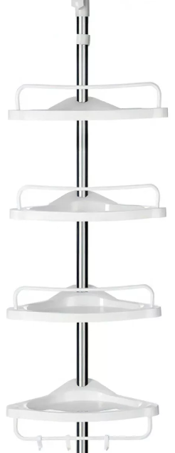 Estante Esquinero Organizador De Baño y Hogar 50% OFF