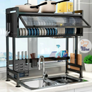 53% OFF | ESCURRIDOR DE PLATOS GRANDE EN ACERO INOXIDABLE | 53% DE DESCUENTO HOY!!!