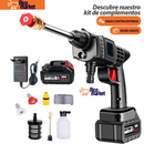 HIDROLAVADORA INALAMBRICA DE ALTA PRESION CON DOS BATERIAS + MALETIN Y GRATIS