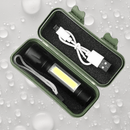 Compra 1 y llevate 2 - LINTERNA TÁCTICA DE ENFOQUE EXTREMO™ - Recargable Y Estuche - 2X1