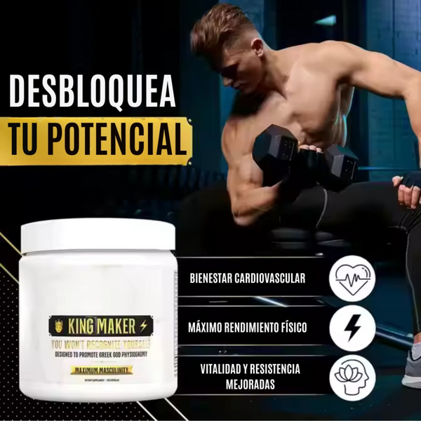 👑King Maker - Potenciador Natural de Testosterona🤴
