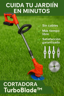 50% OFF!!! Guadaña Inalambrica TurboBlade™  [ULTRA POTENTE] + [2 BATERÍAS RECARGABLES]