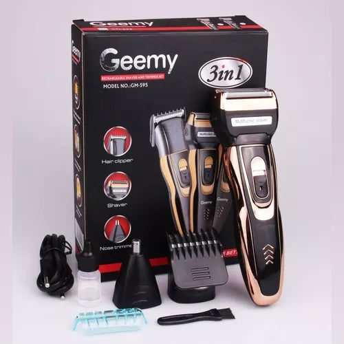 MAQUINA AFEITADORA GEEMY 3 EN 1